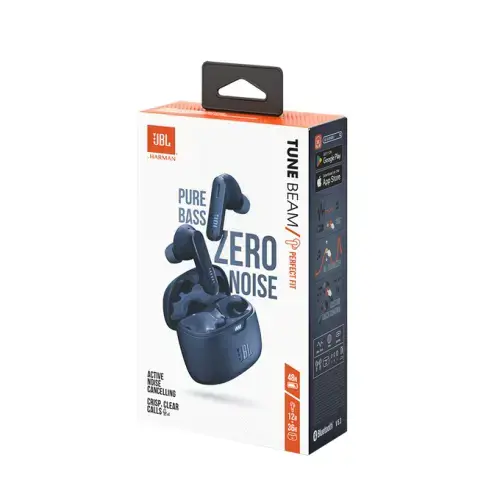 JBL belaidės ausinės "Tune Beam", mėlynos