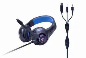 GEMBIRD 4-in-1 žaidimų rinkinys su foniniu apšvietimu "Ghost" JAV išdėstymas