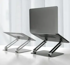"Nillkin ProDesk" sulankstomas stovas "MacBook" nešiojamajam kompiuteriui pilkos spalvos