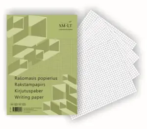 Rašomasis popierius SMLT, A4, langeliais (100)  0703-002