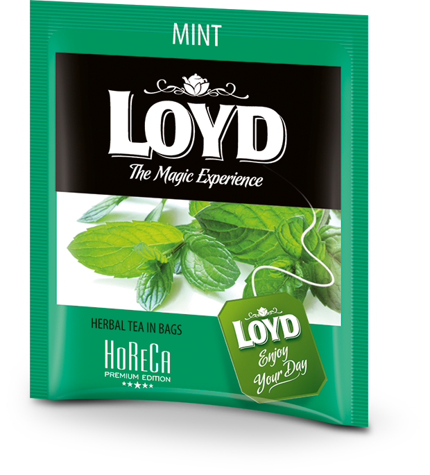 Žolelių arbatos gėrimas LOYD HORECA line Pipirmėčių, 500 x 1,7 g