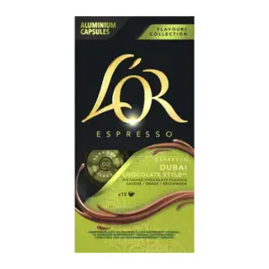 Kavos kapsulės L'OR Dubai Chocolate, 10 vnt