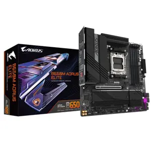 Mainboard GIGABYTE AMD B650 SAM5 Micro-ATX Memory DDR5 Memory slots 4 1xPCI-Express 4.0 4x. 1xPCI-E…