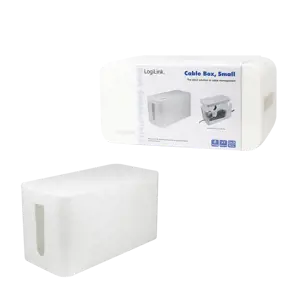 "Logilink" KAB0061 Kabelių dėžutė balta, mažo dydžio: 235 x 115 x 120 mm