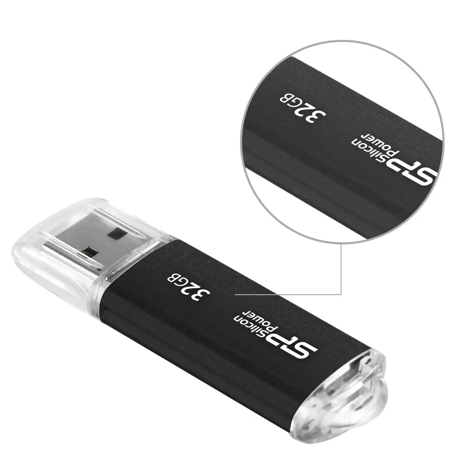 SILICON POWER atmintinė USB Ultima II I-series 32GB USB 2.0 juoda