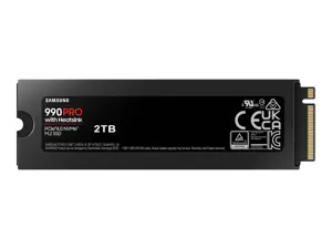 SSD diskas Samsung 990 PRO with Heatsink 2 TB, M.2, PCI Express 4.0