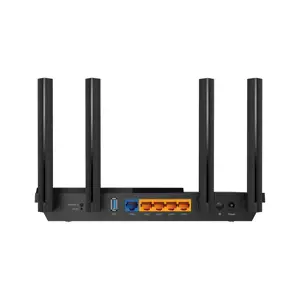 TP-Link AX3000 Dual Band Gigabit Wi-Fi 6 maršrutizatorius, "Wi-Fi 6" (802.11ax), dviejų dažnių (2,4 GHz / 5 GHz), Ethernet LAN, 5G, juodas, stalinis maršrutizatorius