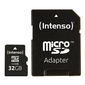 ATMINTIS MICRO SDHC 32GB C10/W/ADAPTERIS 3413480 INTENSO