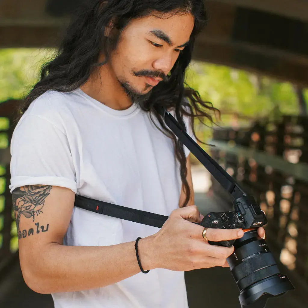 "Peak Design" fotoaparato dirželis "Leash", medžio anglis