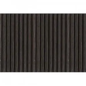 Gofruotas kartonas 50x70cm Folia juodas