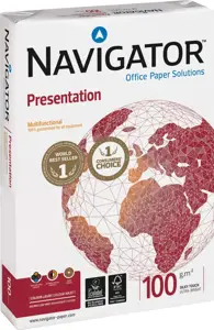A4 Biuro popierius Navigator Presentation, 100 g/m², 500 psl.