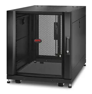 APC NetShelter SX, Laisvai pastatoma spinta, 12U, 272 kg, užraktas su raktu, 54 kg, juoda