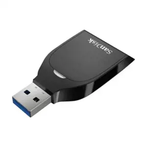 SANDISK kortelių skaitytuvas 3 in 1 (SDXC/SD/SDHC), USB 3.0, "Juoda