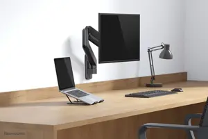 "Neomounts by Newstar" sieninis adapteris, Sieninė plokštė, Juoda, -1 kg, Sieninis, -25,4 mm (-1"), -25,4 mm (-1")