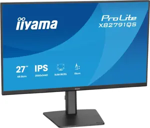 iiyama ProLite XB2791QS-B1 computer monitor 68.6 cm (27") 2560 x 1440 pixels Quad HD LED Black