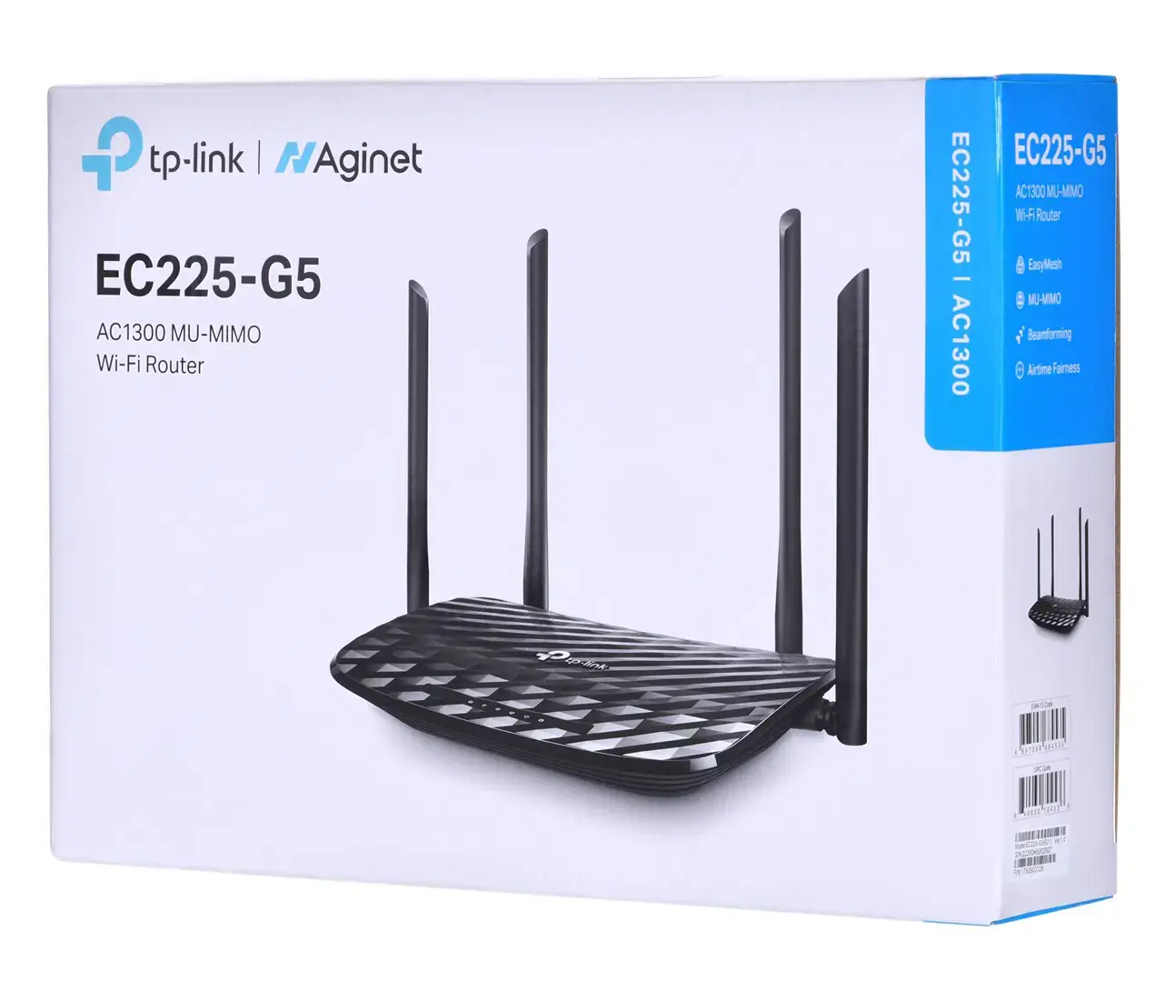 TP-Link AC1300, Wi-Fi 5 (802.11ac), Dual-band (2.4 GHz / 5 GHz), Ethernet LAN, Black, Tabletop router