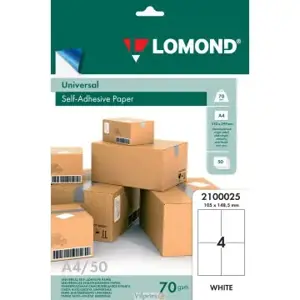 Balto popieriaus lipdukai 4lipd(105*148) 50l