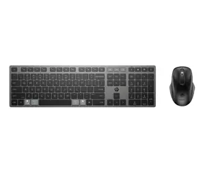 HP 720 Wireless Mouse Keyboard Combo - Multi-Device, Dual-Mode, Programmable, Rechargeable, 4000 dp…