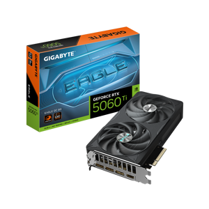 Vaizdo plokštė GIGABYTE GeForce RTX 5060 Ti 8 GB, GDDR7, GV-N506TEAGLE OC-8GD