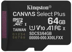 MEMORY MICRO SDXC 64GB UHS-I/SDCS3/64GBSP KINGSTON