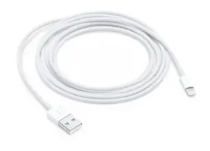 APPLE priedai - "Lightning" ir USB kabelis 2,0 m