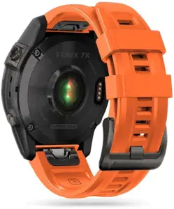 "Tech-Protect" laikrodžio dirželis IconBand Garmin fenix 3/5X/3HR/5X Plus/6X/6X Pro/7X, oranžinis