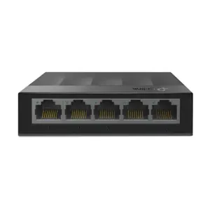 TP-Link LS1005G 5-Port 10/100/1000Mbps Desktop šakotuvas, Plastic housing, Juoda