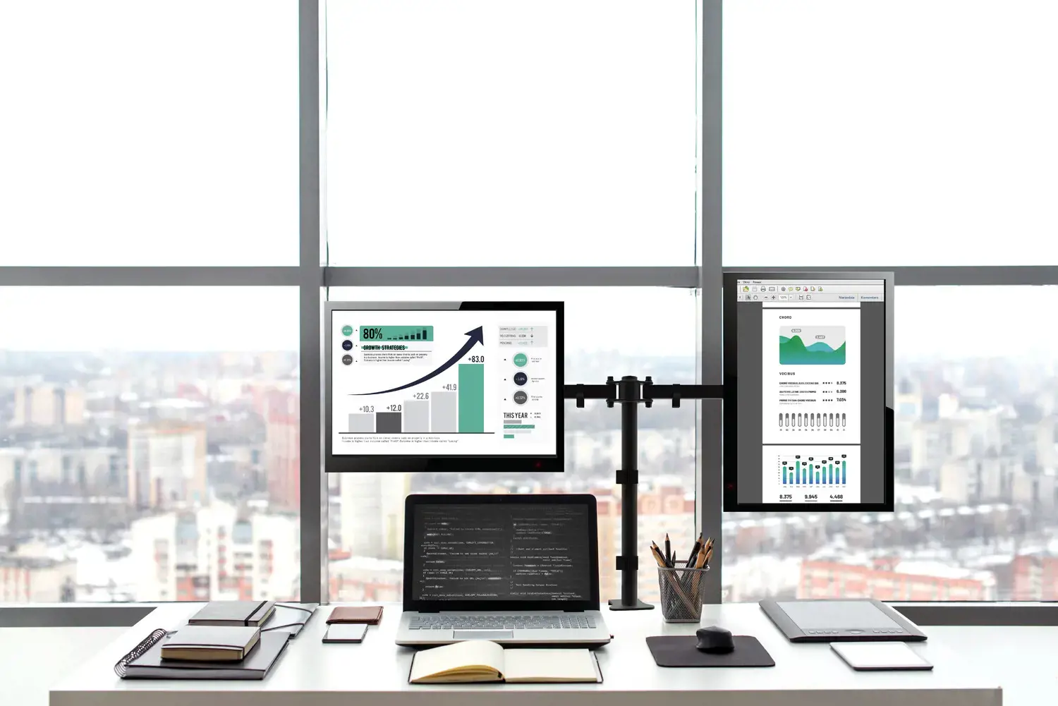 "Omega" dvigubas stalinis laikiklis OUPC024D