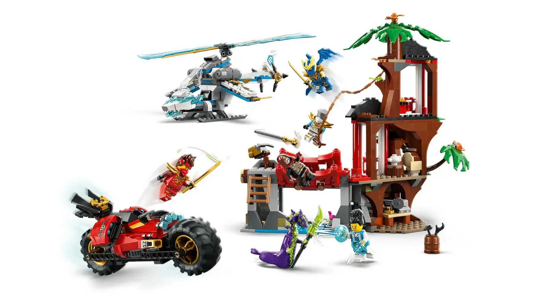 LEGO NINJAGO 71857 Ninja Vehicle Tree House Battle