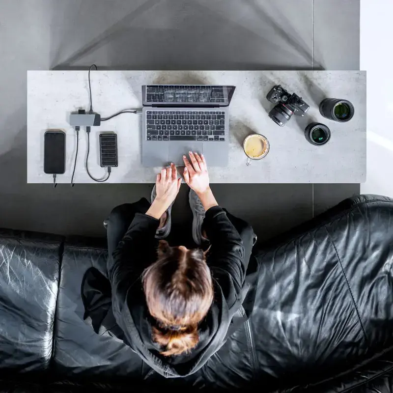 ŽALIAS KEMPINIS HUBAS USB-C GC Connect 3xUSB 3.1 HDMI 4K 60Hz PD 85W