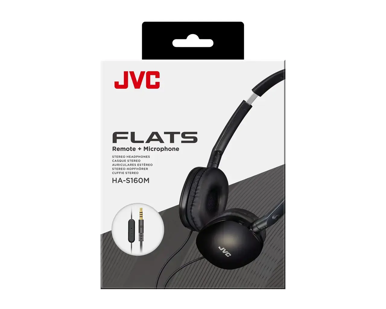 JVC HA-S160M Headset Wired Head-band Calls/Music Black