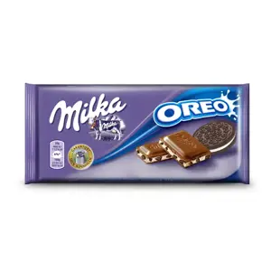 Pieniškas šokoladas su sausainiu MILKA Oreo Choco, 100 g