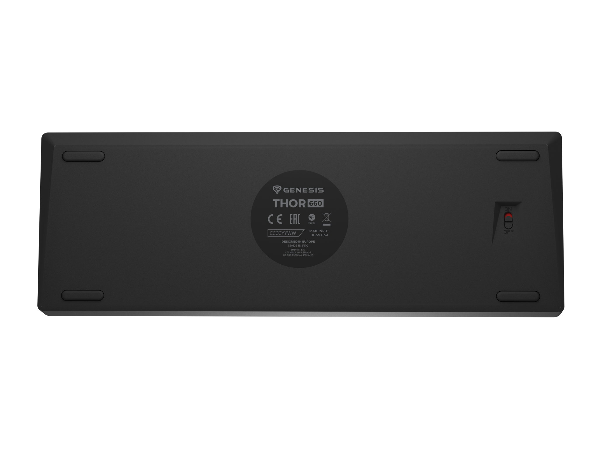 Genesis | THOR 660 G2 | Gaming keyboard | Wireless/Wired | US | Tactile | Black