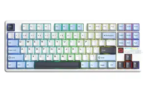 AULA Gasket F87 Pro V2 Glacier Blue Star Vector RGB Keyboard