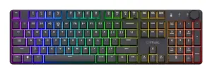 Trust GXT 868 Torix keyboard Gaming USB + RF Wireless + Bluetooth QWERTY US English Black