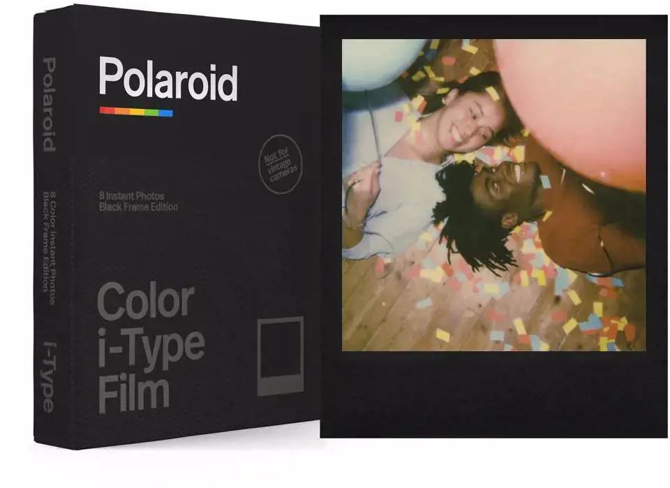 POLAROID COLOR FILM I-TYPE BLACK FRAME EDITION