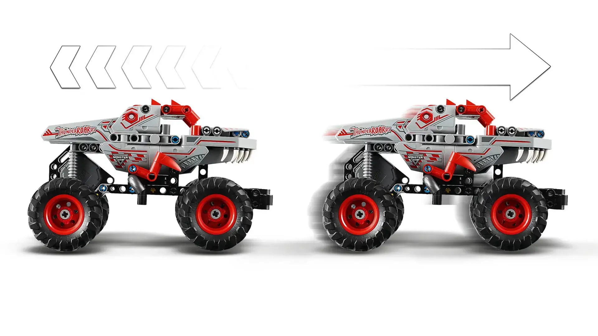 LEGO TECHNIC 42200 Monster Jam™ ThunderROARus™ with pull-back drive