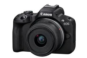 "Canon EOS R50", juoda + RF-S 18-45mm F4.5-6.3 IS STM rinkinys, 24,2 MP, 6000 x 4000 taškų, CMOS, 4K Ultra HD, jutiklinis ekranas, juoda