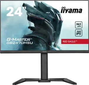 IIYAMA GB2470HSU-B5 24 colių ETE Fast IPS Gaming G-Master Red Eagle FreeSync Premium 1920x1080 165H…