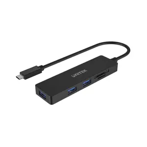 UNITEK koncentratorius USB-C 3 x USB 3.1 Gen 1 SD microSD H1108B