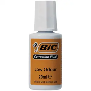 Bic Korektorius su teptuku 20 ml, pakuotėje 10 vnt, 343894