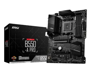 MSI B550-A PRO, AMD, "Socket AM4", 3 kartos "AMD Ryzen™ 3", 3 kartos "AMD Ryzen 5", 3 kartos "AMD R…