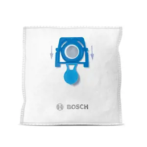 "Bosch" BBZWD4BAG, Cilindrinis dulkių siurblys, Dulkių maišelis, Baltas, "Bosch", "AquaWash & Clean