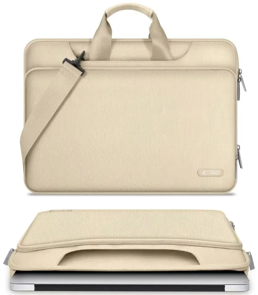 Tech-Protect laptop bag PocketBag 16", beige