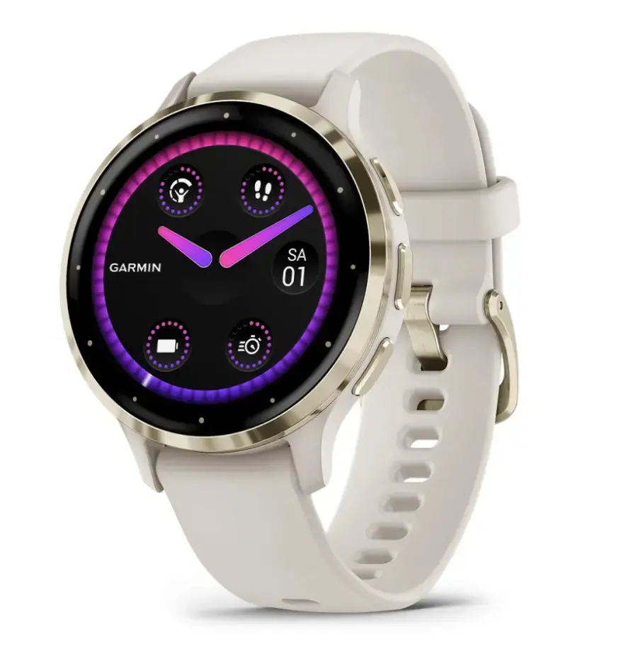 IŠMANUSIS LAIKRODIS VENU 3S/IVORY/GOLD 010-02785-04 GARMIN
