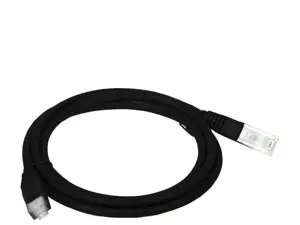 A-LAN KKU5CZA3 UTP sujungimo laidas (RJ45 - RJ45 ; 3 m; UTP; cat 5e; spalva juoda).