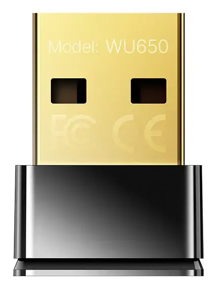 Tinklo kortelė CUDY WU650 AC650 USB 2.0 Nano