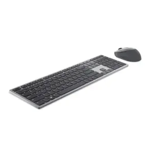 DELL KM7321W, pilno dydžio (100%), RF belaidis + "Bluetooth", QWERTY, pilka, titano spalvos, pelė pridedama
