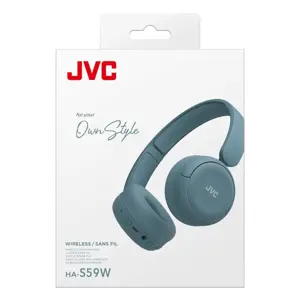 JVC HA-S59W Headset Wired & Wireless Head-band Music/Everyday Bluetooth Blue