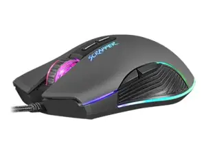 "NATEC Fury" žaidimų pelė "Scrapper" 6400DPI optinė su programine įranga ir RGB apšvietimu